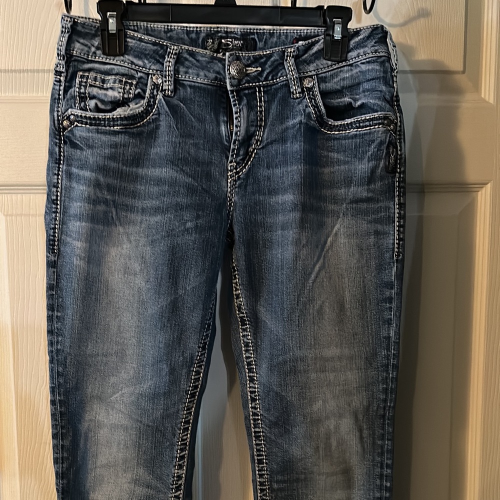 Silver jeans
